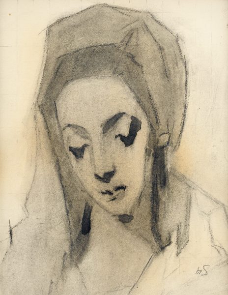 Helene Schjerfbeck – Madonna, d’après Greco