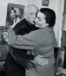 Picasso and Jacqueline in La Californie, Cannes. Photo Edward Quinn, © edwardquinn.com