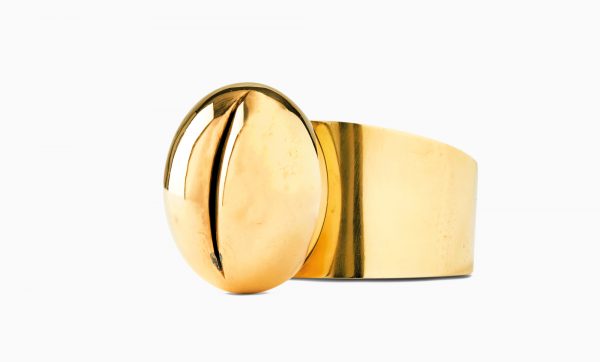 Lucio Fontana – ”Concetto Spaziale” – A gold bracelet