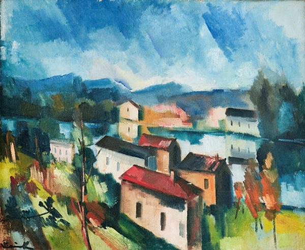 Maurice de Vlaminck – Paysage cézannien.