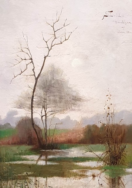 Fig. 3 - Julia Beck (1853-1935), Landskapsskildring från Frankrike