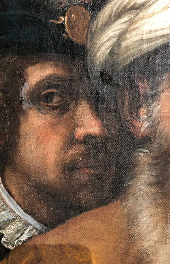 Fig. 5 – Detail of the artist’s self-portrait.