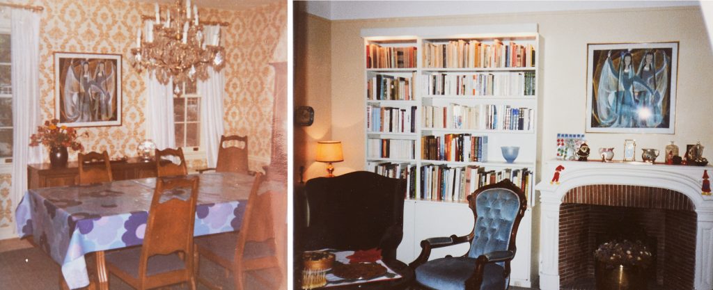 The present owner’s apartment in Washington D.C. 1969-1973 and the present owner’s apartment in Paris 1985-1991.