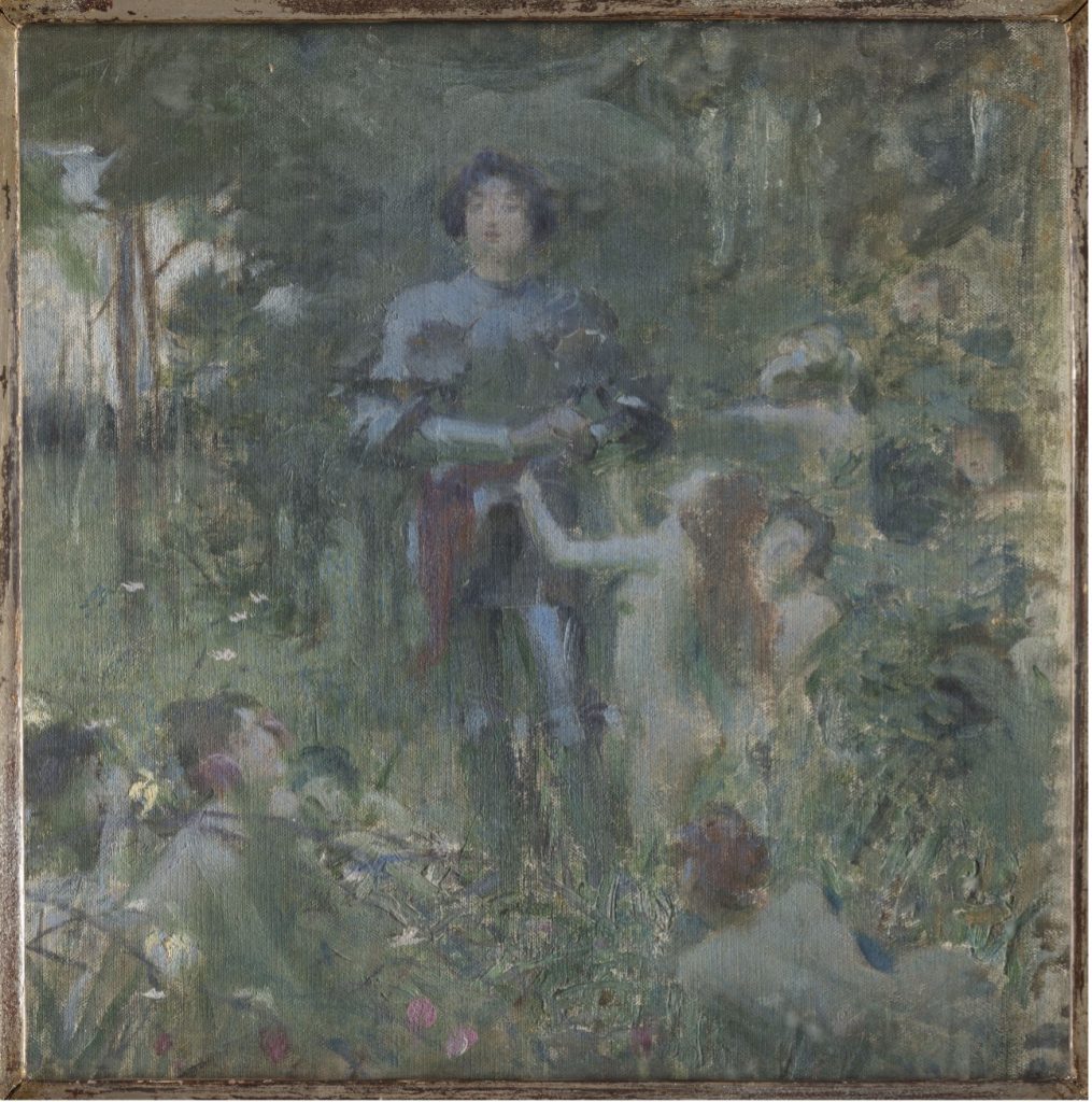 5. Jan Preisler, From Series about Adventurous Knight (study), 1897–1898, National Gallery in Prague