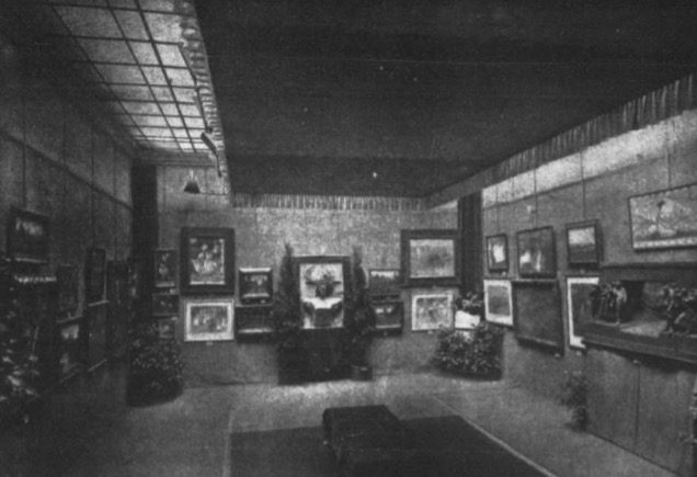 7. View of the Second Exhibition of SVU Mánes, 1898 (reproduced in Zlatá Praha, 1898)  