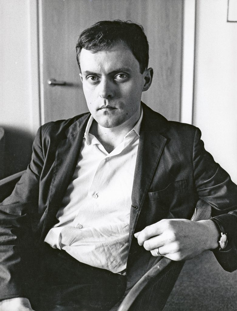 Öyvind Fahlström, 1966. Foto: Pressens Bild (TT Nyhetsbyrån).